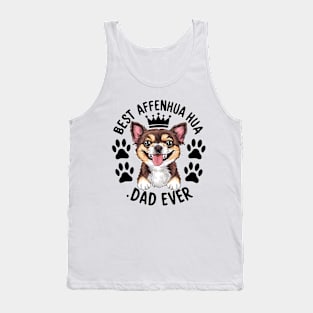 Best Affenhuahua Ever Funny Quote Vintage Dad Tank Top